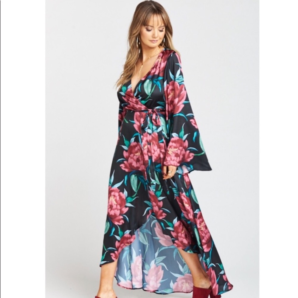 [Show Me Your Mumu] Black Floral Anita Maxi Dress